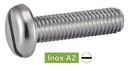 [DIN 85] SLOTTED PAN HEAD MACHINE SCREWS - Stainless steel a2 (similar ISO 1580, NFE25-128, UNI 6108)