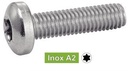 [ISO 14583] Sechsrund-Zylinderkopf-Maschinenschrauben - Edelstahl A2 (ähnlich DIN 7985)