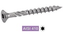 Terrassenschrauben mit Innensechsrund und Senkkopf - AISI 410