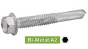 VIS AUTOPERCEUSES TETE HEXAGONALE A EMBASE POINTE 5 - BI-METAL / A2