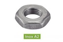 [DIN 439] HEXAGON THIN NUTS METRIC FINE PITCH THREAD - Stainless steel a2 (similar ISO 4035, NFE25-405, UNI 5589)