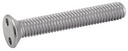 SICHERHEITSVERSCHLUSS-METALLSCHRAUBEN MIT SENKKOPF -SCHLANGENAUGEN- - EDELSTAHL A2