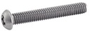 VIS A METAUX TETE BOMBEE SIX LOBES INVIOLABLE AVEC TETON CENTRAL - INOX A2