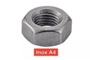 [DIN 934] ECROUS HEXAGONAUX FILETAGE METRIQUE PAS FIN - INOX A4 (SIMILAR ISO 4032, NFE25-401, UNI 5588)