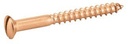 [DIN 95] TORNILLOS PARA MADERA CABEZA AVELLANADA ABOMBADA RANURADA - LATON - Latón (NFE25-605, UNI 703)