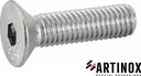 VIS A METAUX TETE FRAISEE SIX PANS CREUX - INOX A2