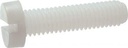 [DIN 84] ZYLINDERKOPFSCHRAUBE MIT SCHLITZ - NYLON 6.6 (ähnlich ISO 1207, NFE25-127, UNI 6107)
