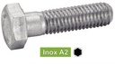 [DIN 931] HEXAGON HEAD BOLTS PARTIAL THREAD - Stainless steel a2 (similar ISO 4014, NFE25-112, UNI 5737)