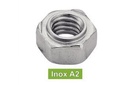 [DIN 929] PORCAS SEXTAVADAS PARA SOLDAGEM - AÇO INOXIDÁVEL A2 (NFE25-418)