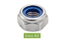 [DIN 985] PORCAS SEXTAVADAS AUTOTRAVANTES LUBRIFICADAS COM ANEL DE NYLON - AÇO INOXIDÁVEL A2 (similar ISO 10511, NFE25-412, UNI 7474)