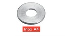 RONDELLE PIATTE MEDIE, TIPO M, TORNITE - ACCIAIO INOX A4-L