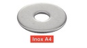 [NFE 25513] RONDELLE PIATTE EXTRA LARGE TIPO LL - ACCIAIO INOSSIDABILE A4 (NFE25-514, ISO 7089)