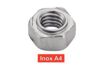 [DIN 929] ECROUS HEXAGONAUX A SOUDER - INOX A4 (NFE25-418)