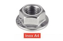 [DIN 6923] ECROUS A EMBASE CRANTEE - INOX A4 (ISO 4161, NFE25-406)