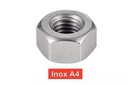ECROUS HAUTS, M = D - INOX A4