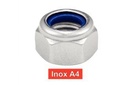 [DIN 982] HEXAGON LOCKNUTS HIGH TYPE WITH NYLON INSERT (PREVAILING TORQUE) - Stainless steel a4 (similar ISO 7040)