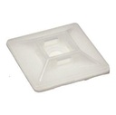 SUPORTE DE ABRAÇADEIRA ADESIVO BRANCO - NYLON 6.6