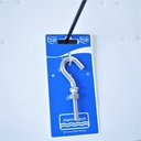  HOOK WITH THREAD - STAINLESS STEEL A4