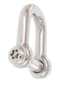 MANILLE DROITE "SECUR" AVEC HEXALOBULAIRE+BROCH - INOX A4