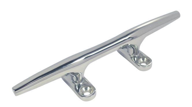  KLAMPE, RUND, MIT 4 BOHRUNGEN - EDELSTAHL A4
