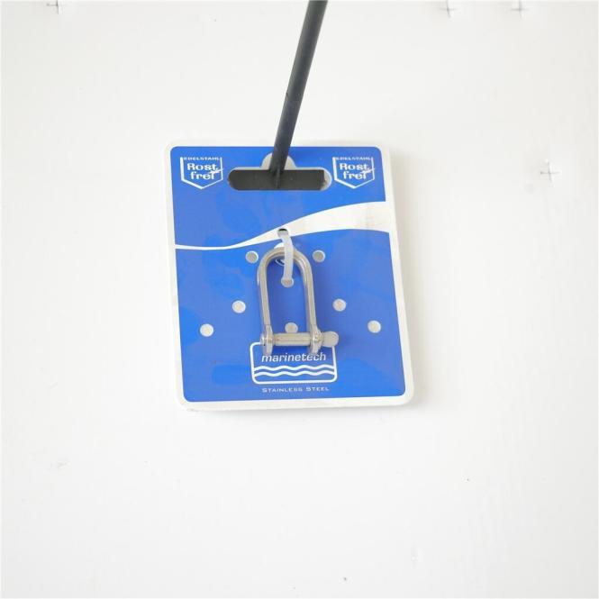  GRILLETE PLANO, LARGO - ACERO INOXIDABLE A4