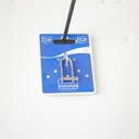 MANILLE PLATE, LONGUE - INOX A4