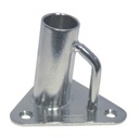  BASE DE SUPORTE TRIANGULAR, 5° - AÇO INOXIDÁVEL A4