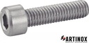 [DIN 912] VITI METALLICHE A TESTA CILINDRICA CON CAVA ESAGONALE - ACCIAIO INOSSIDABILE A2 (simile ISO 4762, NFE25-125, UNI 5931)