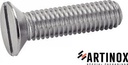 [DIN 963] SLOTTED COUNTERSUNK HEAD MACHINE SCREWS - Stainless steel a2 (similar ISO 2009, NFE25-123, UNI 6109)