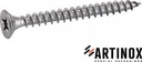VIS POUR BOIS AGGLOMERE TETE FRAISEE POZIDRIVE - INOX A2