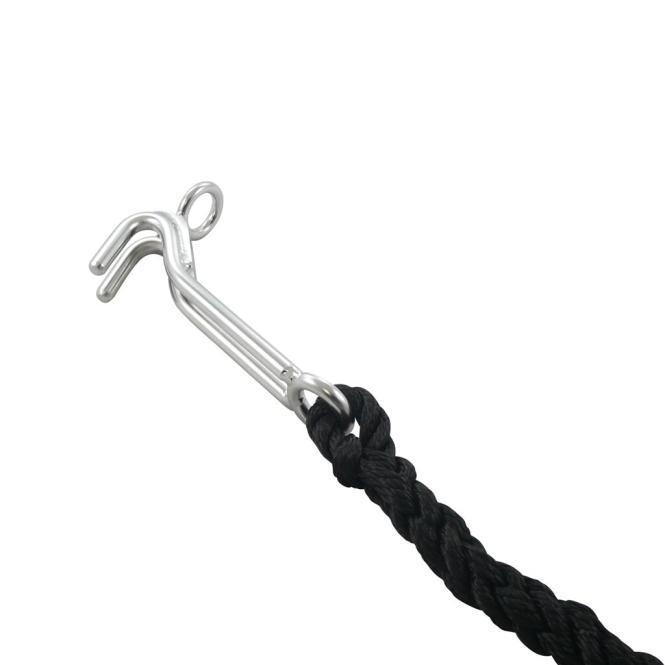 GRIFFE POUR CHAÎNE AVEC CORDE ÉPISSÉE - INOX A4/PP