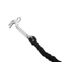 GRIFFE POUR CHAÎNE AVEC CORDE ÉPISSÉE - INOX A4/PP