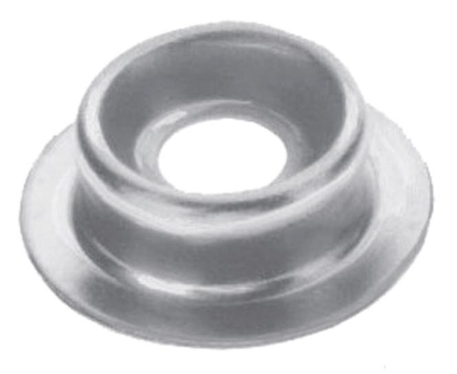 BOUTON DURABLE-DOT PARTIE MÂLE INTERMÉDIAIRE - LAITON