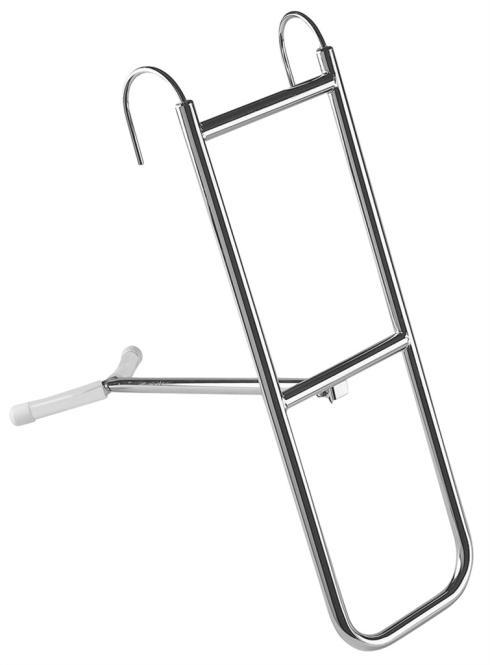ECHELLE D'ÉTRAVE AVEC PRÉSENTOIR EXTENSIBLE - INOX A4