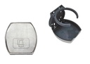  FOLDABLE DRINK HOLDER WITH STAINLESS STEEL COVER - STAINLESS STEEL A2/PLASTIC