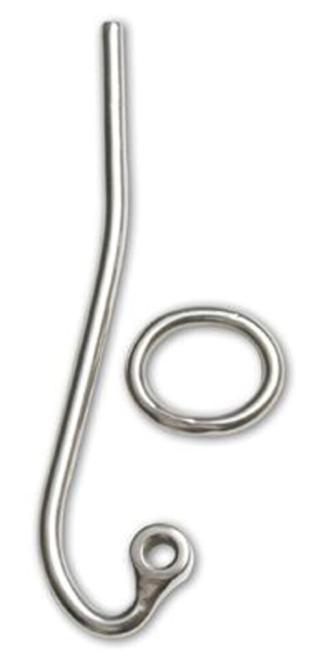  SLIPHAKEN MIT RING - EDELSTAHL A4