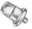  DOT-COMMON-SENSE TURN BUTTON FOR PUNCHED HOLE - BRASS