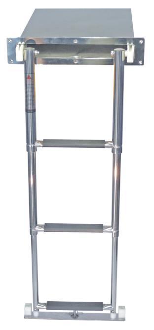  SCALETTA DA BAGNO TELESCOPICA IN SCATOLA - ACCIAIO INOX A4/PLASTICA