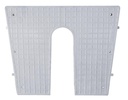  MOTOR TRANSOM PLATE, 4° INCLINED - PLASTIC