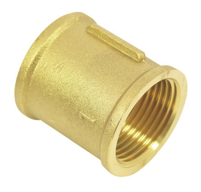  SOCKET WITH INTERNAL THREAD - BRASS