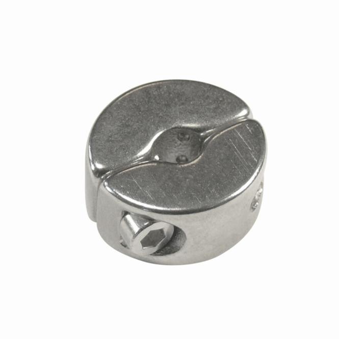 2-PART CLAMPING RING WITH 2 SCREWS - STAINLESS STEEL A4