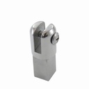 CHAPE DE FIXATION POUR BIMINI - INOX A4