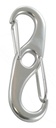  DOUBLE SPRING HOOK - STAINLESS STEEL A4