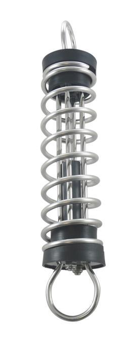 RESSORTS D'AMARRAGE AVEC SILENCIEUX POLYPROPYLÈNE - INOX A4