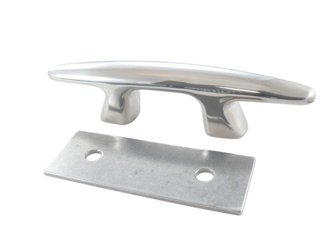 GALLOCCIA CON FILETTATURA INTERNA E CONTROPIASTRA IN ALLUMINIO - ACCIAIO INOX A4