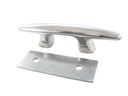  CORNAMUSA CON ROSCA INTERIOR Y CONTRAPLACA DE ALUMINIO - ACERO INOXIDABLE A4