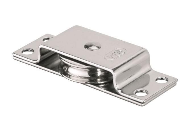  SPRENGER CHEEK BLOCK WITH SLIDE BEARING - STAINLESS STEEL A2/BRASS