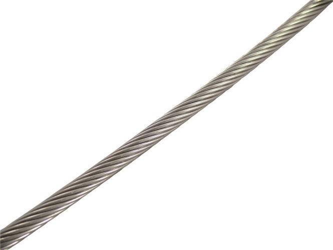CÂBLE RIGIDE 1X19 SZ, FABRIQUÉ EN CORÉE - INOX A4