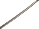  DRAHTSEIL STEIF/HART 1X19 SZ, MADE IN KOREA - EDELSTAHL A4