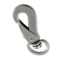  MOSCHETTONE SPRENGER CON OCCHIELLO GIREVOLE - ACCIAIO INOX A2